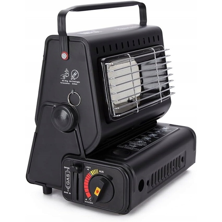 Kerámia gázgrill, Imex, 1,3 kW, 225g, hordozható, fogantyús