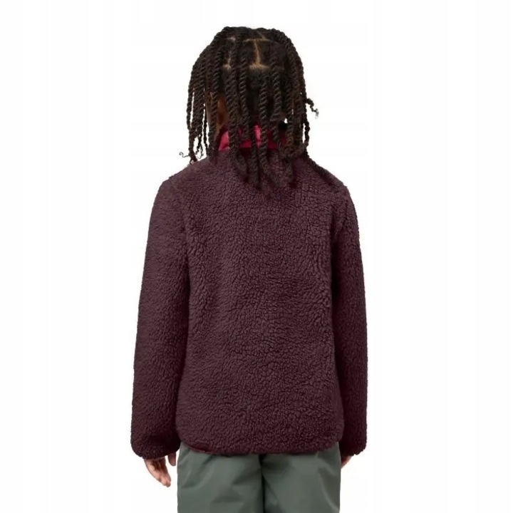 Jacheta polara pentru copii Jack Wolfskin ICE CURL, roz, marimea