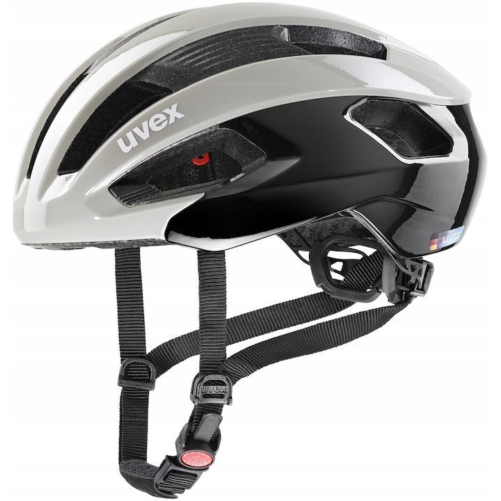 Uvex Rise védősisak, 56-59 cm, dupla inmould technológia, IAS fit rendszer, fehér szín