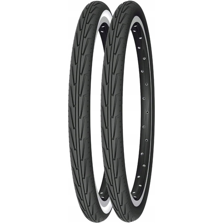 Michelin City Junior kerékpár gumi, 18 colos, 1-3/8 colos, fekete