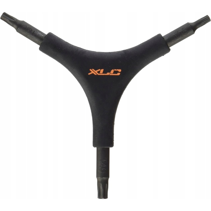 Cheie Y XLC, 15x8x5cm, negru, set cu 3 capete T25/30/40