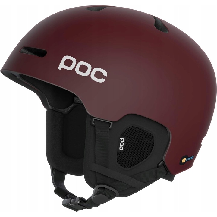 Casca de schi Poc Fornix Mips, 51-54 cm, bordo, XS/S, sistem de ventilatie reglabil