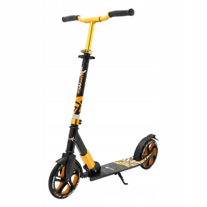 Тротинетка Muuwmi Deluxe, 205 мм, ABEC 7 колела, сгъваема, сребрист цвят