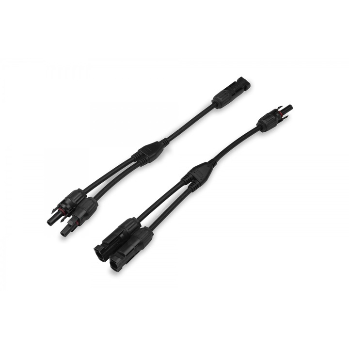 Conector T MC4 (set de perechi tata/fema), Volt Polska, pentru conectarea in paralel a panourilor