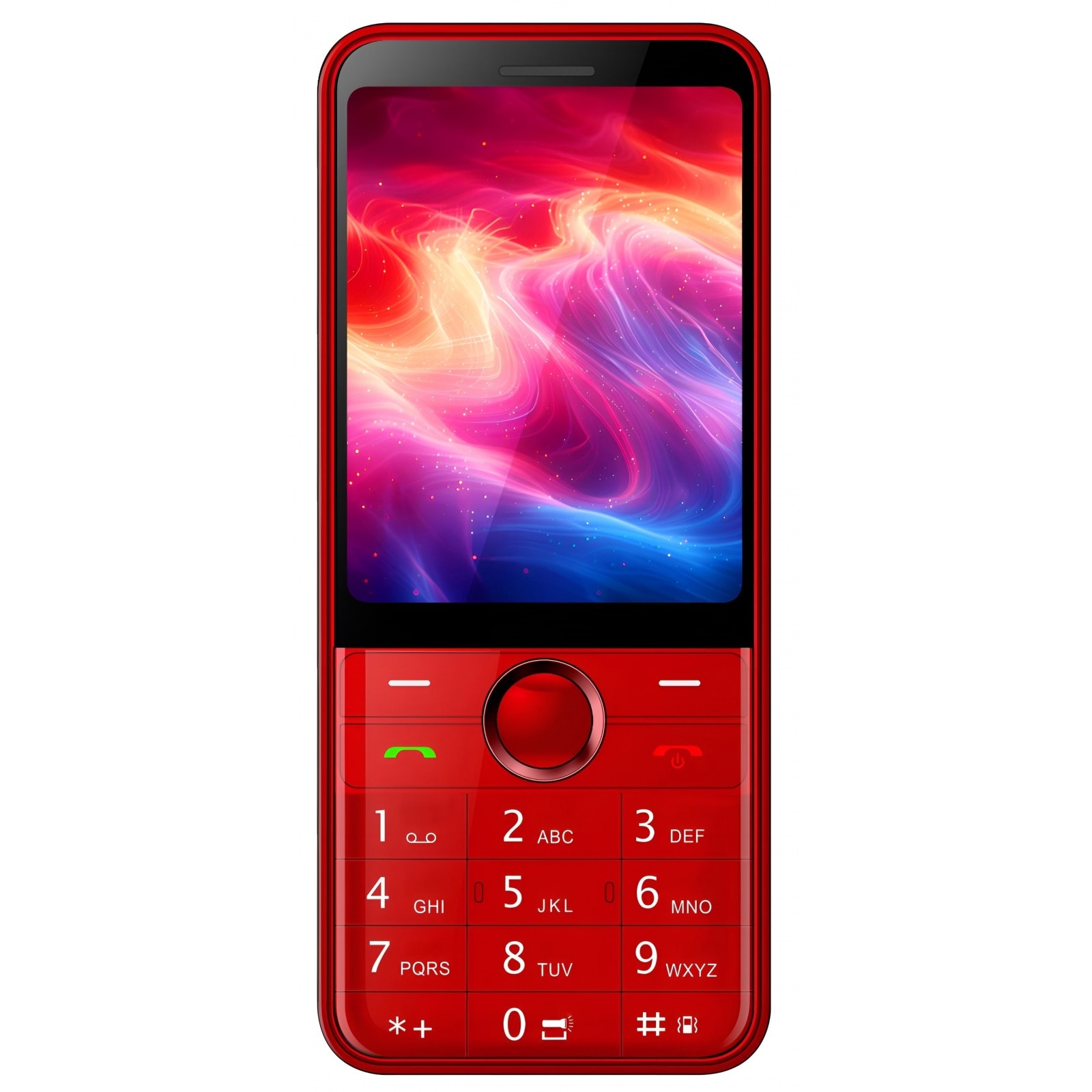Telefon Mobil iSEN F95, Rosu, 4G, Dual SIM, 2.8'' TFT, 48MB RAM +