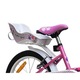 Детски велосипед NOVOKIDS™ Splend'Or Boom PRO Edition, с кош за кукли, 16" инчови колела, максимум 35 кг, стоманена рамка, подвижни тренировъчни колела, регулируемо по височина кормило, розово