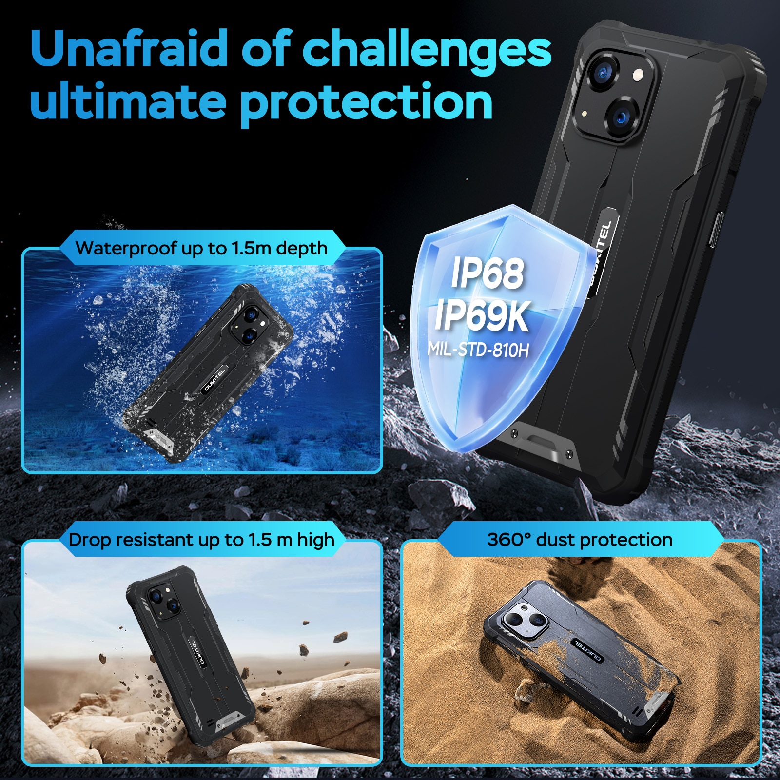 OUKITEL WP32 Pro 24GB+256GB Android 14 WP32 Oukitel OUKITEL SIM