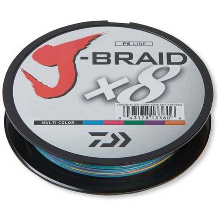 Fir Textil Daiwa Expedition X8, 0.16mm, 9kg, 150m, multicolor