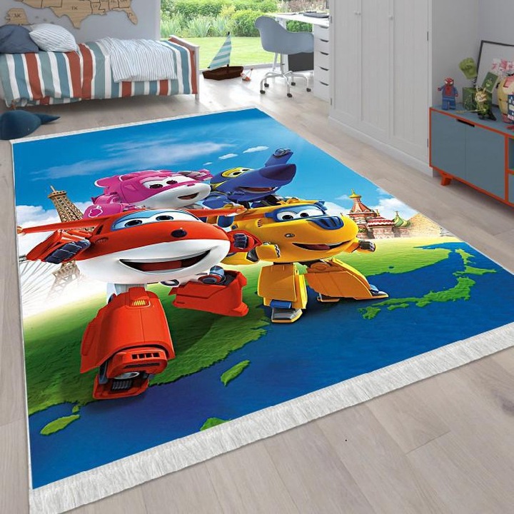 Covor copii antiderapant, 80x150 cm, CCP107