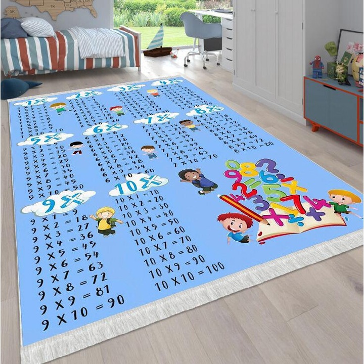 Covor copii antiderapant, 80x150 cm, CCP121
