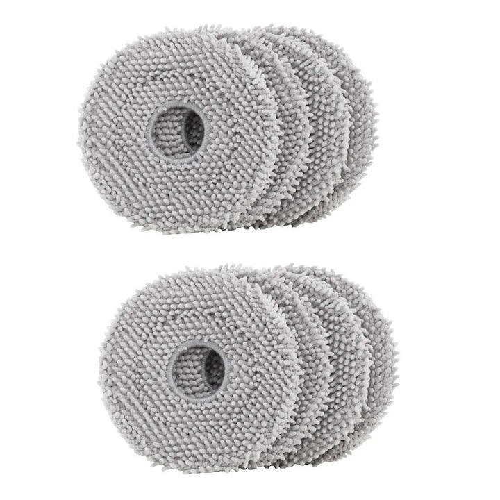 Set 8 lavete compatibile Roborock Q Revo, Q Revo MaxV, Q Revo Master, Q Revo S, Q Revo Curv, Q Revo Plus, bulk