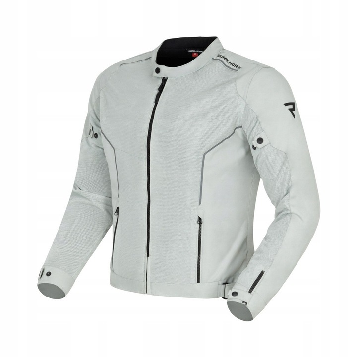 Jacheta moto Rebelhorn, Gri/Negru, 3XL