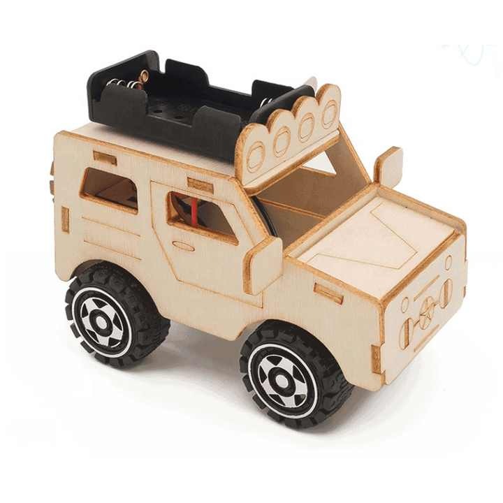 Kit de invatare robotica, STEM: Masina cu baterii