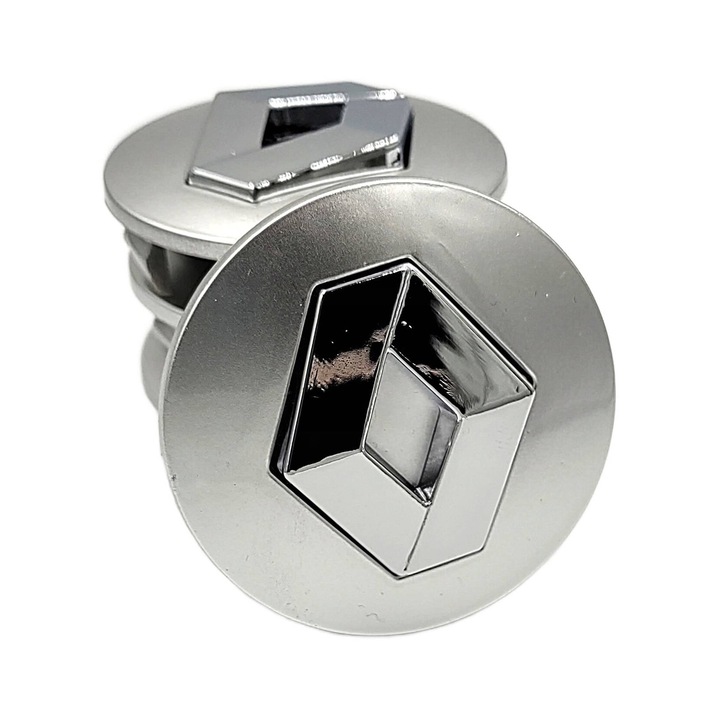 Renault kerékburkolatok, szett 4, 57mm, ABS és alumínium, könnyen szerelhető, fóliával védett