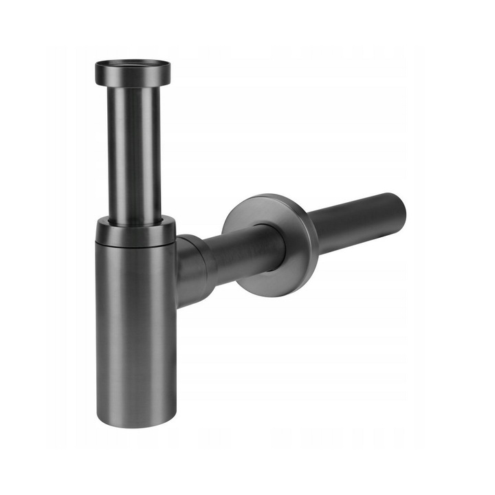 Сифон за мивка, INSTADRAIN, месинг, графит