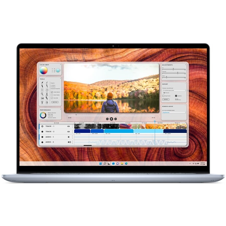 Laptop Dell Inspiron 16 Plus 7640 Ice Blue, cu display 16