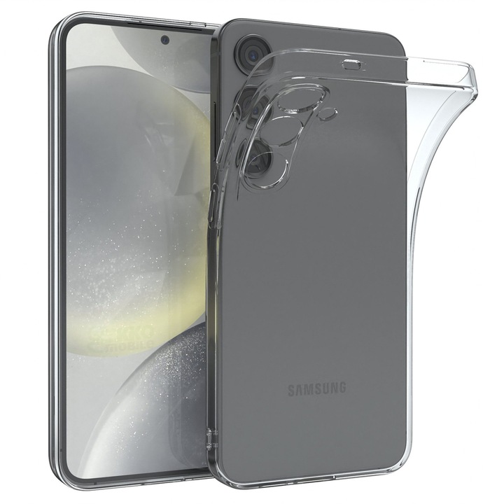 Husa pentru Samsung Galaxy S25 - Silicon Gel, Ultrasubtire 0.3mm, Protectie Premium, Design Minimalist, Transparenta