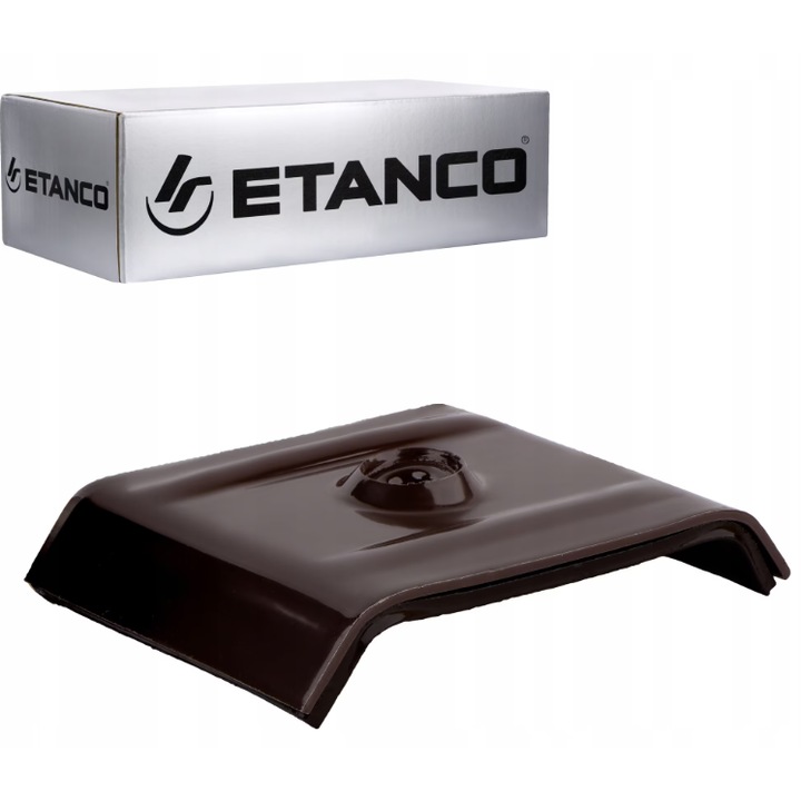 Calota fixare panou sandwich, 34 / 26 x 50 mm, RAL 8017, maro, 100 bucati