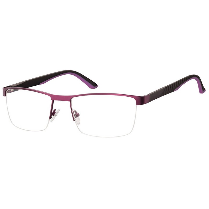 Rama ochelari pentru barbati, Sunoptic, violet/negru, dimensiuni 13.5x3.9 cm