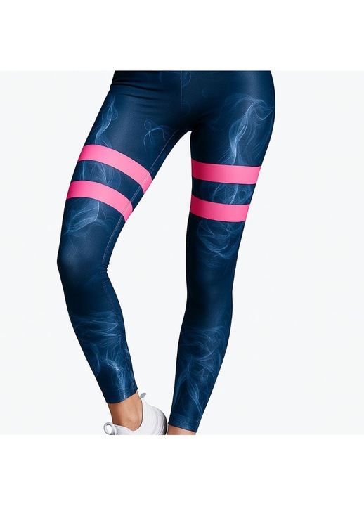 Colanti dama fitness albastri, Albastru