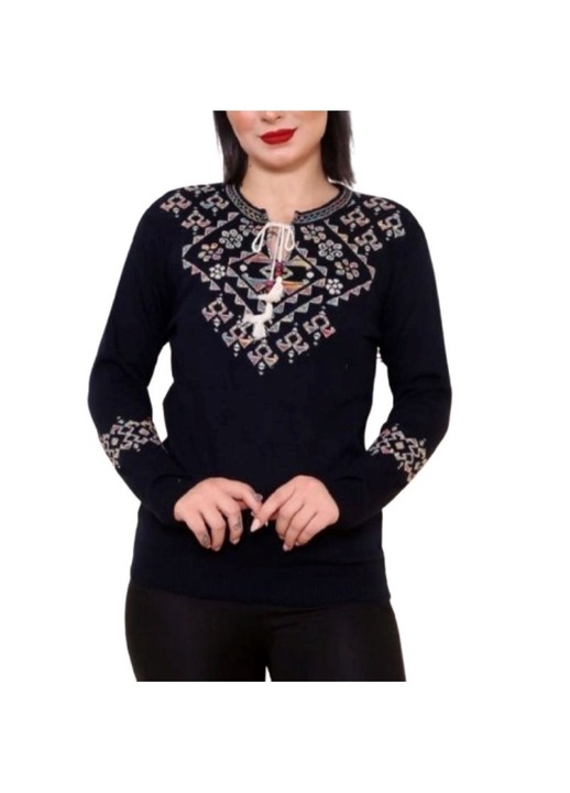 Bluza dama tricotata traditionala, Marime universala S-M