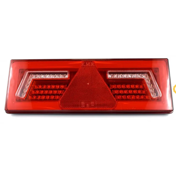 Lampa stop 375x130, 6 functii, LED, cu triunghi, stanga, Neon Glow, TruckLed