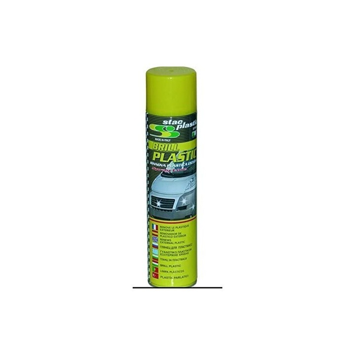 Karosszéria műanyag elem karbantartó spray, Stac Plastic, Automax