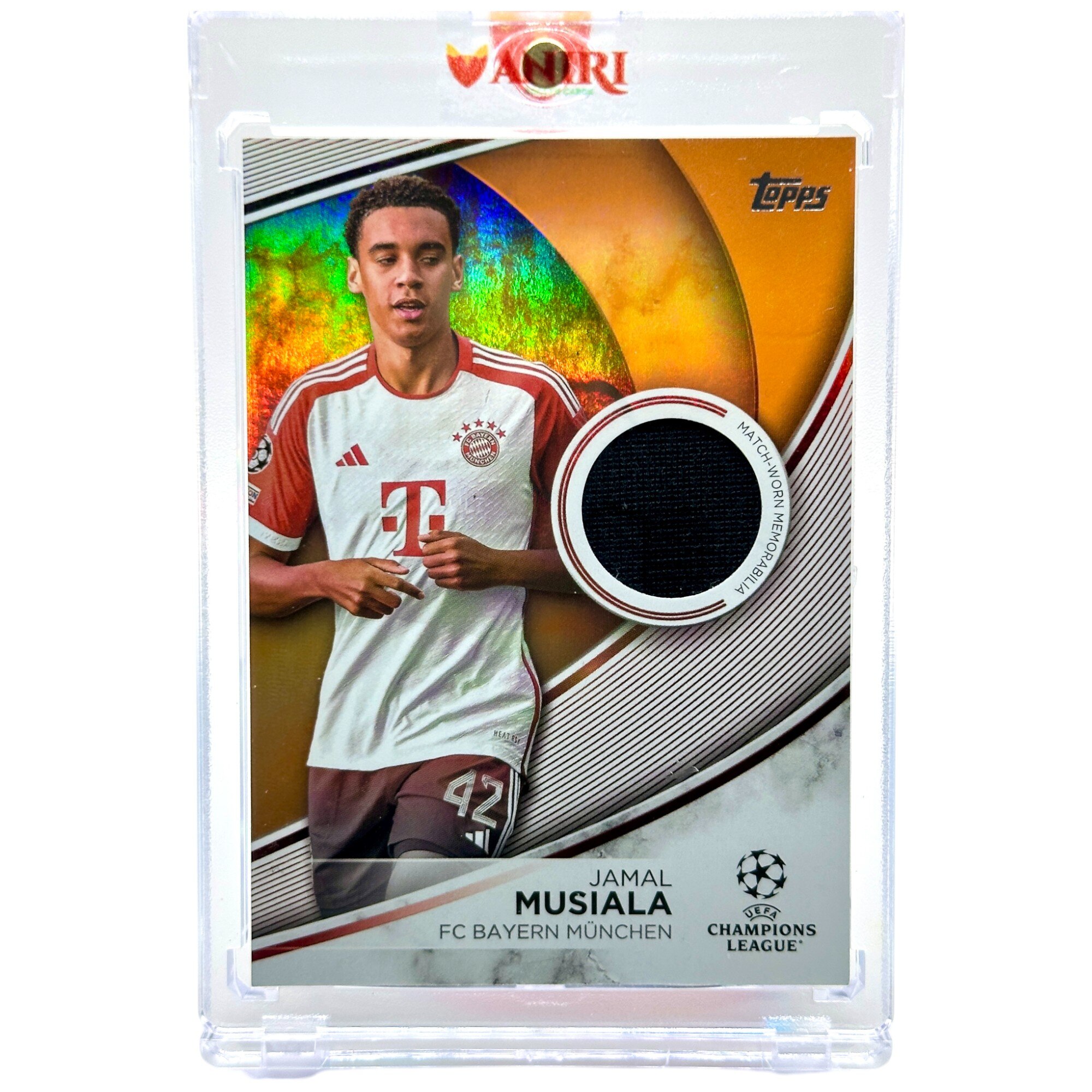 Cartonas de fotbal Topps Jamal Musiala 2023-24 Topps UEFA Club