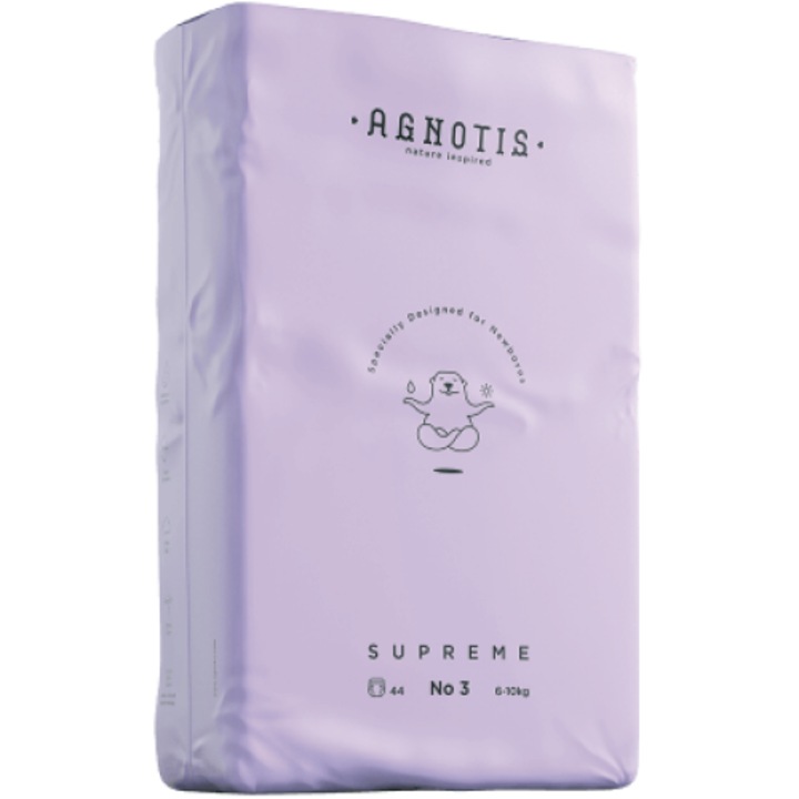 Supreme Agnotis hipoallergén pelenka, 2. sz. 3, 6-10 kg, 44 db