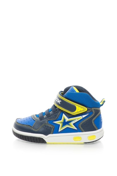 Geox, Спортни обувки с LED светлини, Тъмносин / Турскосин, 30 EU
