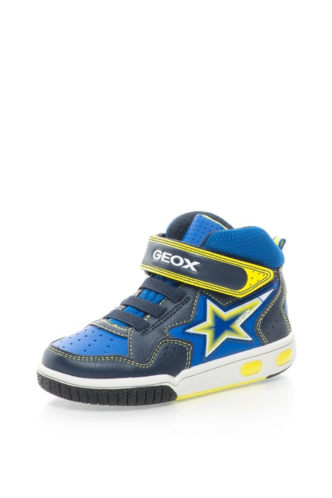 Geox, Спортни обувки с LED светлини, Тъмносин / Турскосин, 30 EU