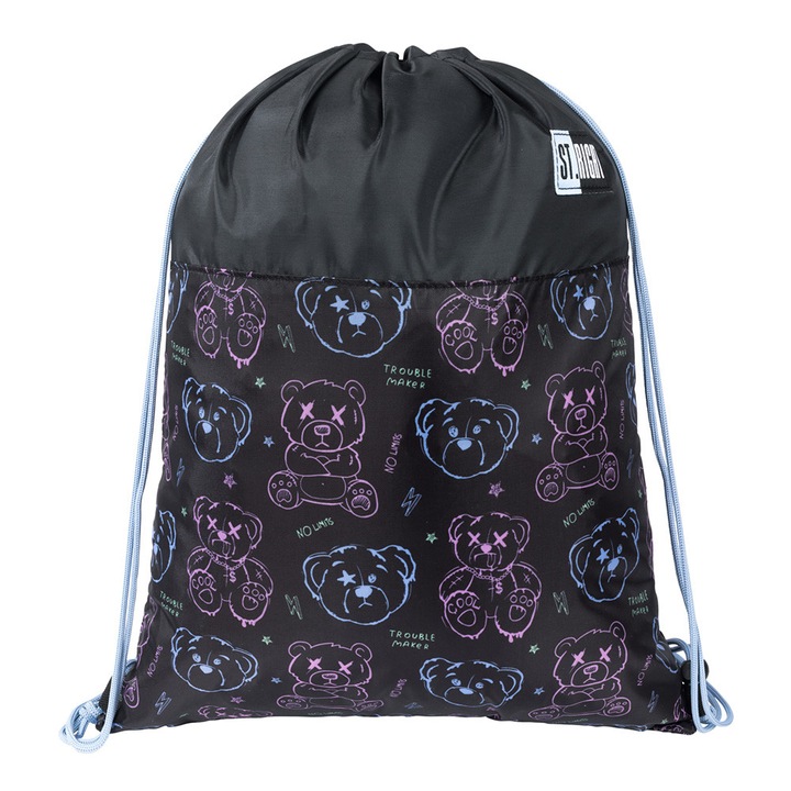 Sac Sport, Colectia St Right - Trouble Maker Bear SO01 43x34cm