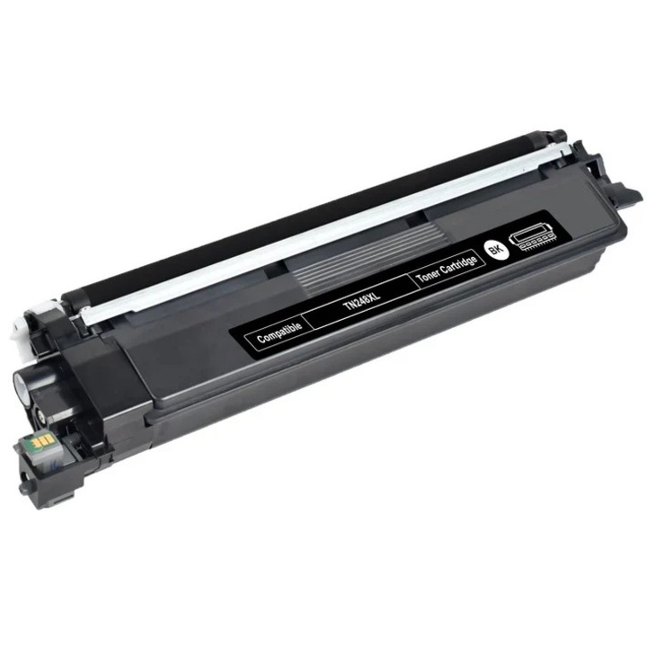 Kompatibilis Brother TN248XL fekete festékkazetta, 3000 oldal, Brother MFC-L3760CDW, MFC-L8340CDW, MFC-L8390CDW, HL-L8230CDW