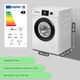 Masina de spalat rufe Bomann, WA7111W, capacitate 10 kg, clasa A, 16 programe, consum redus, 1400 rpm, afisaj LED, 6 trepte temperatura, protectie la preaplin, control electronic al balansului, pornire intarziata, control spuma, semnal acustic, alb