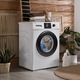Masina de spalat rufe Bomann, WA7111W, capacitate 10 kg, clasa A, 16 programe, consum redus, 1400 rpm, afisaj LED, 6 trepte temperatura, protectie la preaplin, control electronic al balansului, pornire intarziata, control spuma, semnal acustic, alb