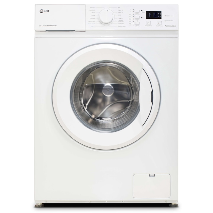 Masina de spalat rufe Vivax WFL-120712CI, 7kg, 1200 RPM, Motor Inverter, Alb, 12 Programe