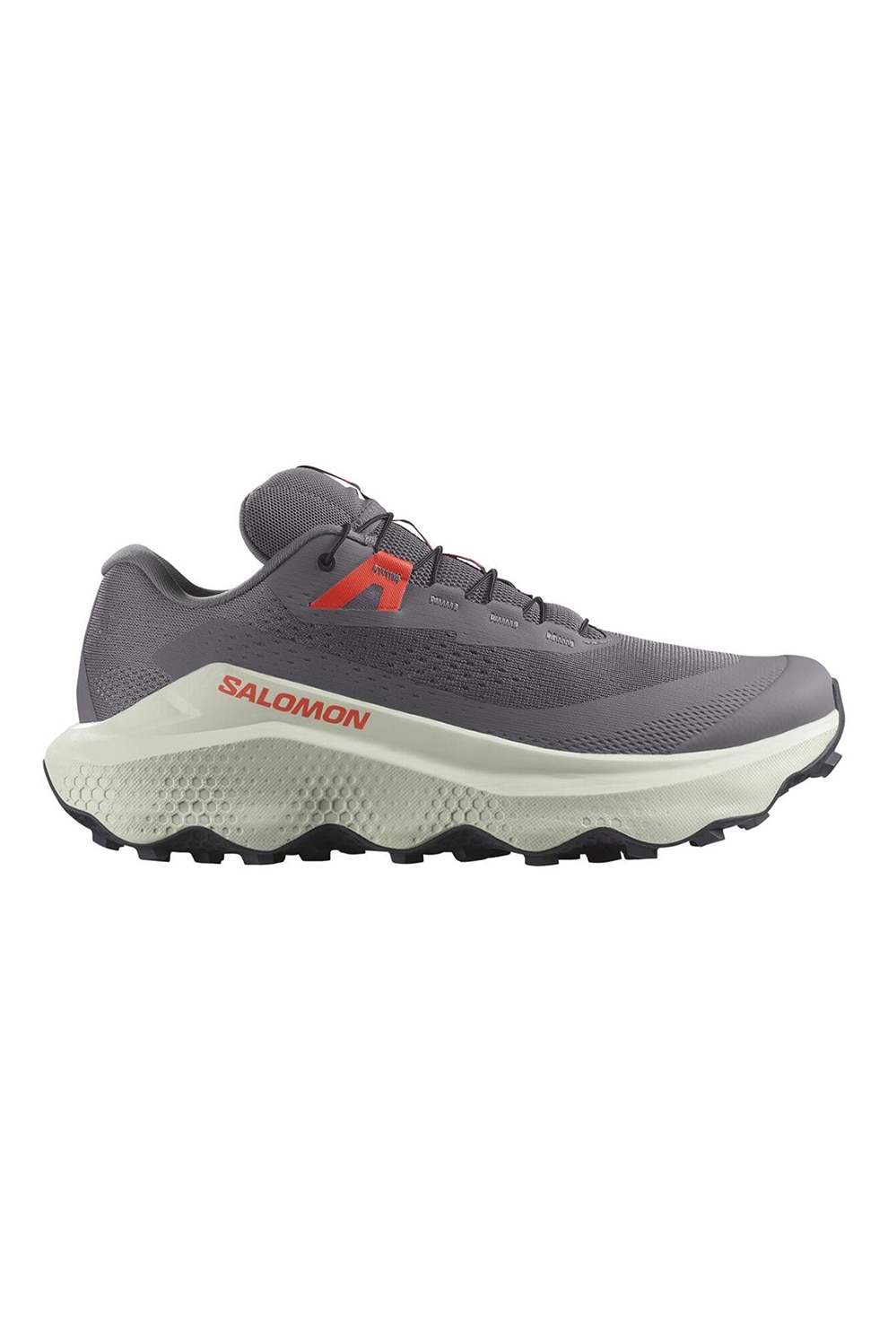 Salomon, Pantofi pentru alergare pe teren accidentat Ultra Glide 3, Coral, Gri inchis, 8