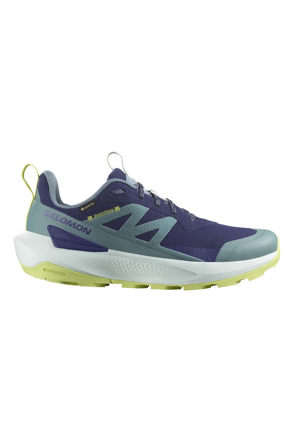 Salomon, Pantofi cu tehnologie Gore-Tex, pentru drumetie Elixir Activ, Albastru inchis, Albastru petrol, 9