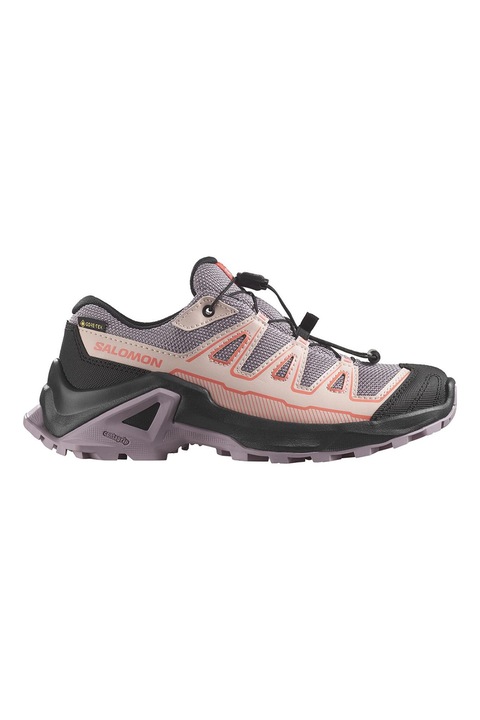 Salomon, Pantofi cu tehnologie GORE-TEX® pentru alergare pe teren accidentat X Ultra, Negru/Bej/Lila pal