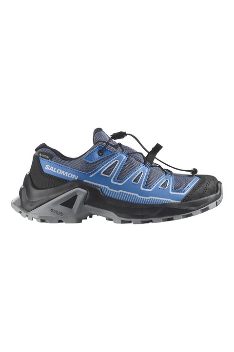 Salomon, Pantofi low-cut cu tehnologie Gore-Tex pemtru alergare pe teren accidentat X Ultra, Negru, Albastru, 33 EU