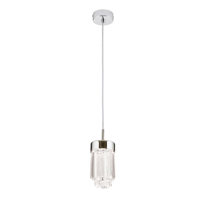 Pendul PRISM, LED 80W/6400lm/3000K), cadru otel placat cu aur de 24 carate, Diametru 55cm ORION