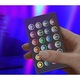 Lampa de Birou, toolsy, RGB Colorat, 14 LED, Putere 5V, Telecomanda cu 24 de Taste, Cablu USB, Negru, 25.5x4x3.5cm