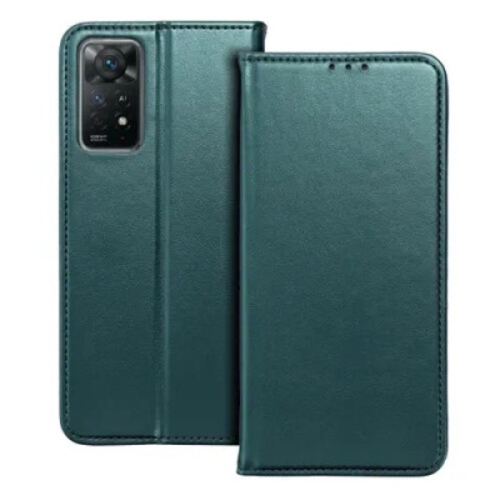 Кейс за Honor Magic 7 Lite flip book case тъмнозелен
