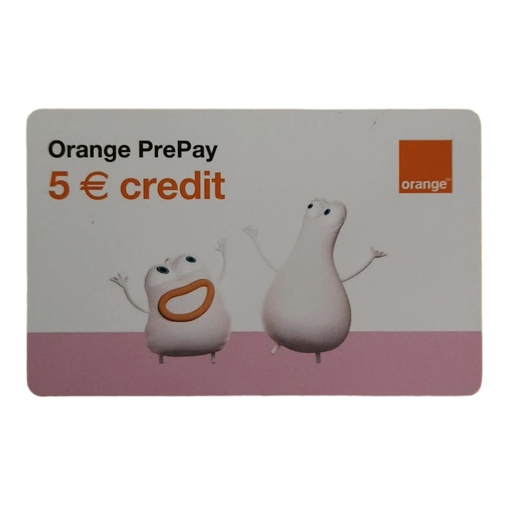 Cartela orange 5 euro