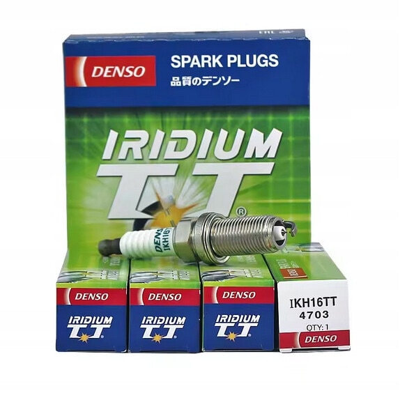 Комплект 4 иридиеви свещи DENSO IKH16TT, 26.5mm x M14mm, за