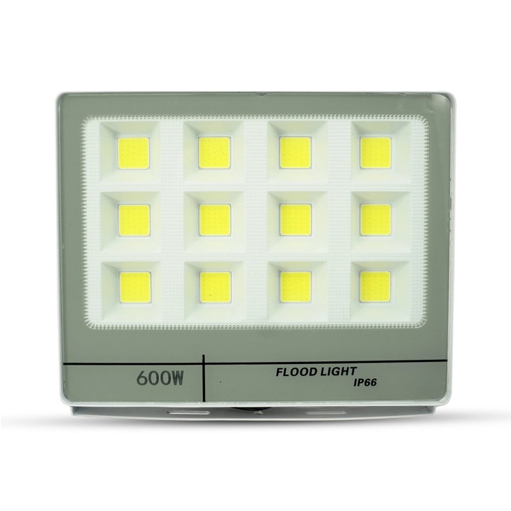 Proiector LED 600W, 60000LM, alb rece,230V 360 LED160° impermeabil, IP65