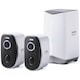 Sistem de supraveghere video wireless Baseus Security N1 HomeStation + 2 camere, 2K HD, Advanced AI Smart Detection , Night Vision, Baterie 7800 mAh, Two-Way audio, IP67