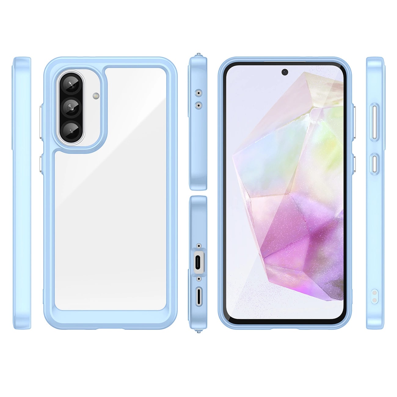 Carcasa Outer Space compatibila cu Samsung Galaxy A56 5G Blue