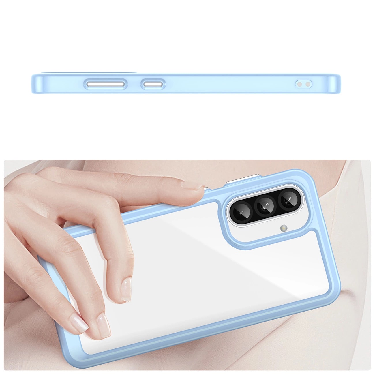Carcasa Outer Space compatibila cu Samsung Galaxy A56 5G Blue