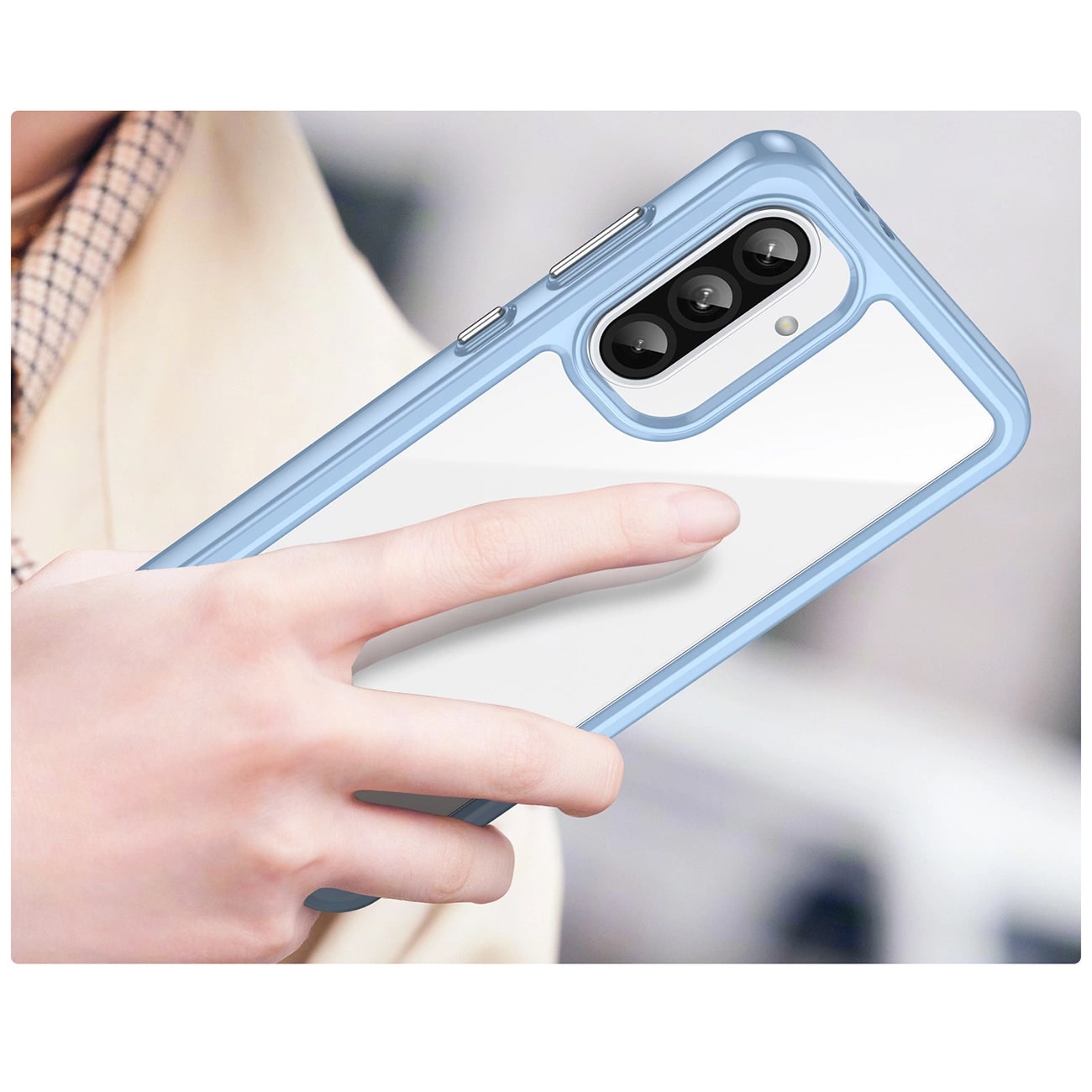 Carcasa Outer Space compatibila cu Samsung Galaxy A56 5G Blue
